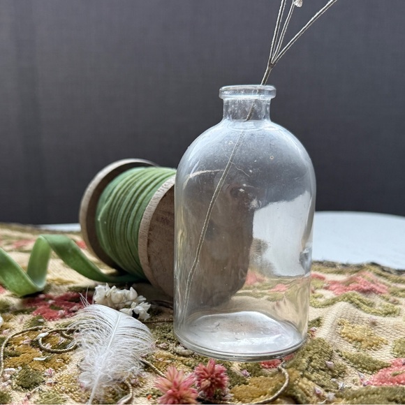 Antiques Other - Antique Chemical Lab Apothecary Clear Glass Bottle